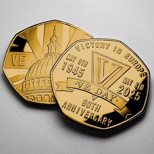 Limited Edition Release - VICTORY In EUROPE 80th Anniversary Commemorative Coin