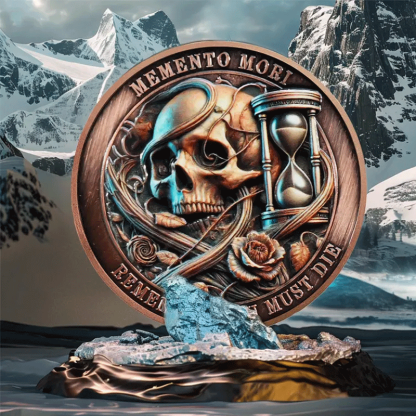 Cowboy Skull Challenge Coin