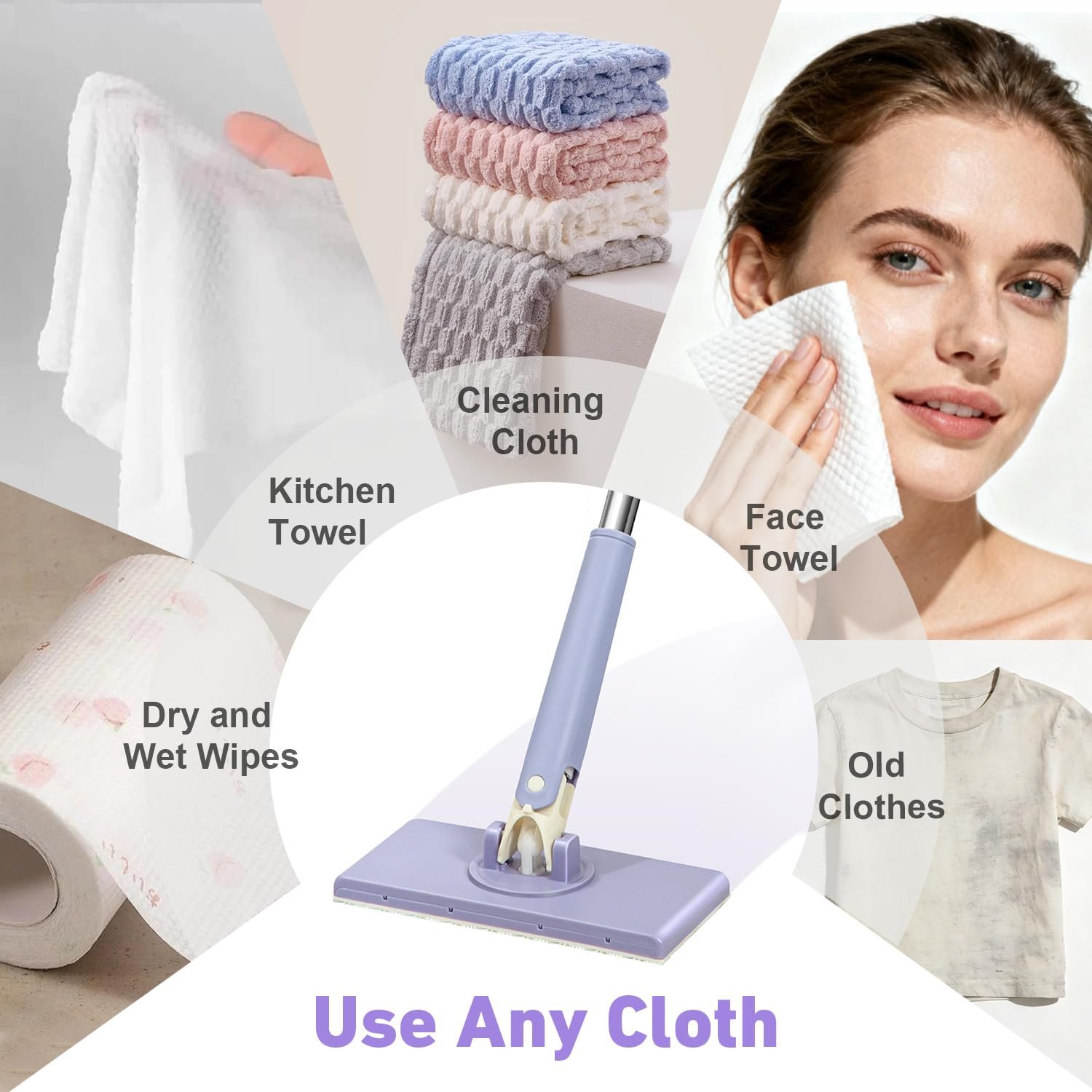 Automatic Cloth Changing Mini Mop