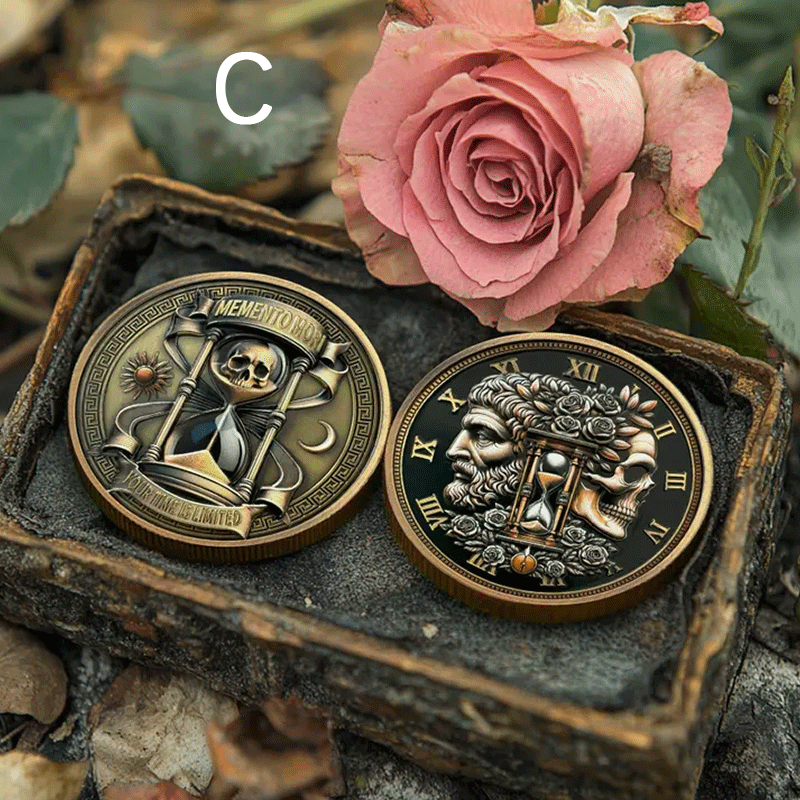Cowboy Skull Challenge Coin