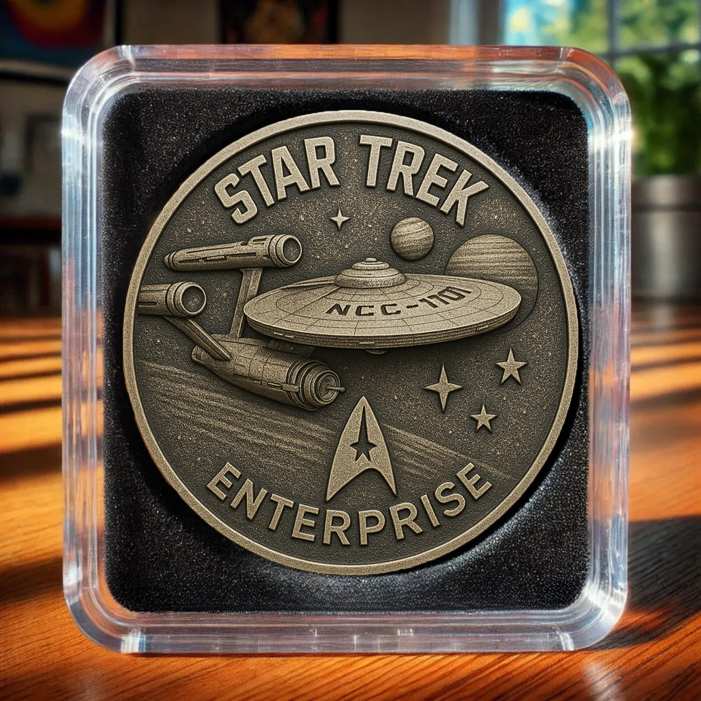🔥Limited Edition🎁Star Trek Enterprise Coin