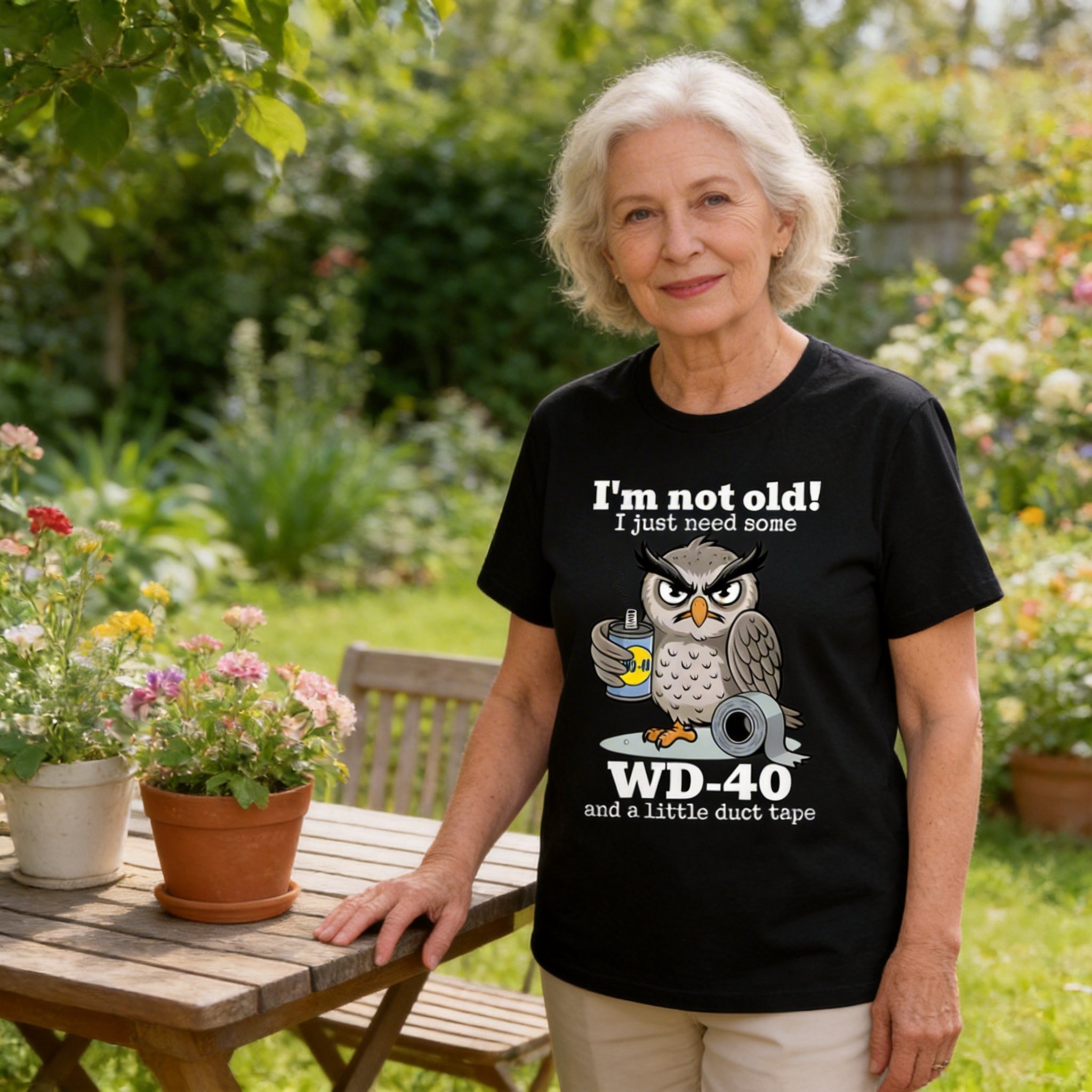 🦉 Owl I'm Not Old Graphic T-Shirt