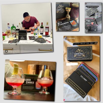 Cocktail Cards Box: 100 Cocktail Recipes to Master Cocktails