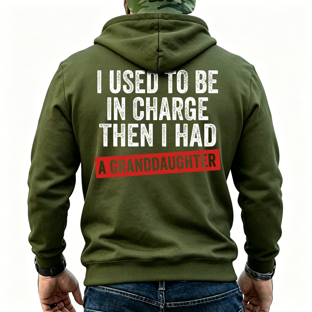 "I Used to Be in Charge Then I Had a Granddaughter" Funny Grandpa T-Shirt
