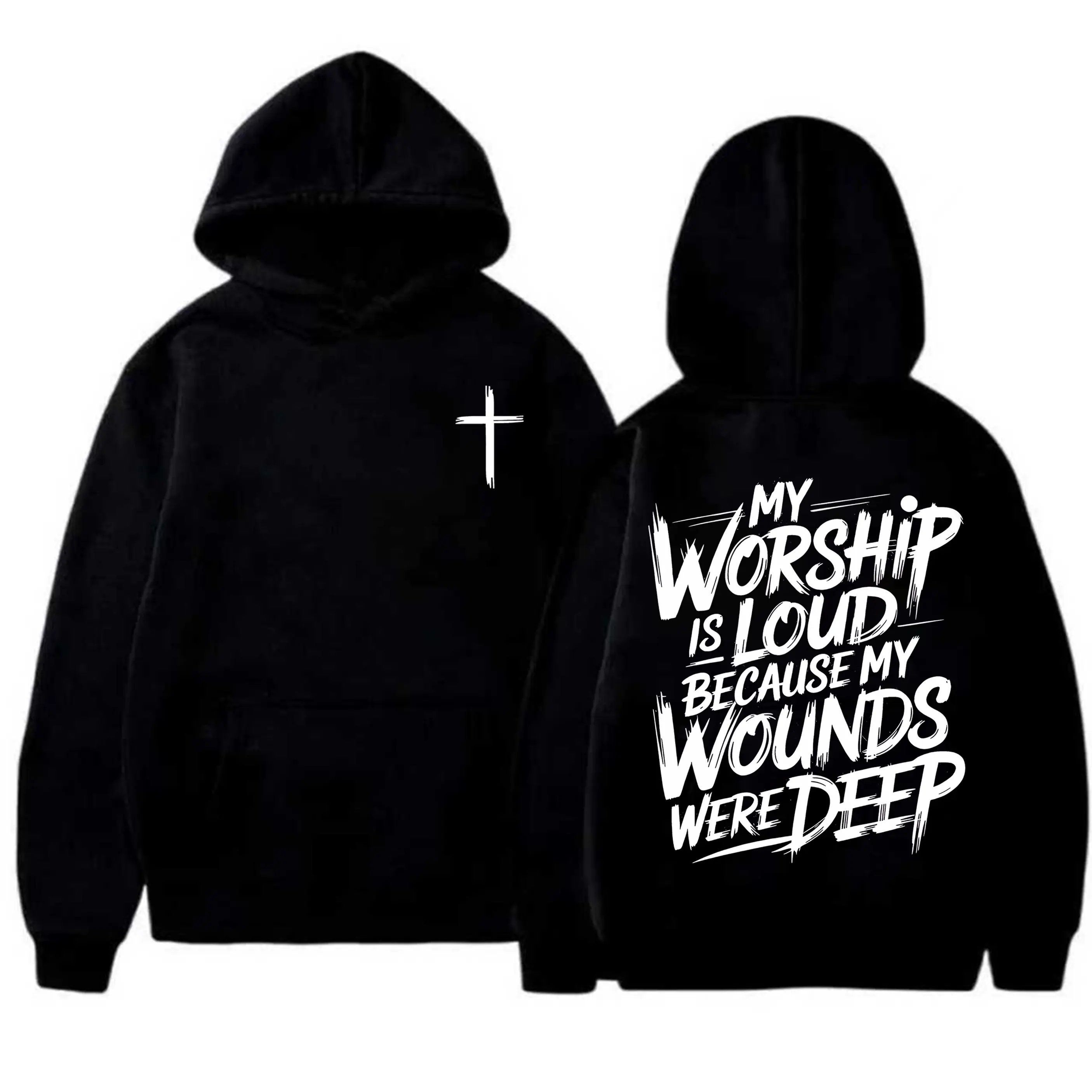 My Worship Is Loud Because My Wounds Were Deep Unisex Christian T-Shirt/Sweatshirt/Hoodie