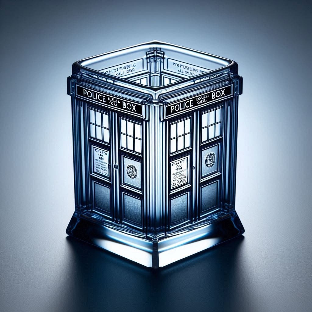 TARDIS Whiskey Glass