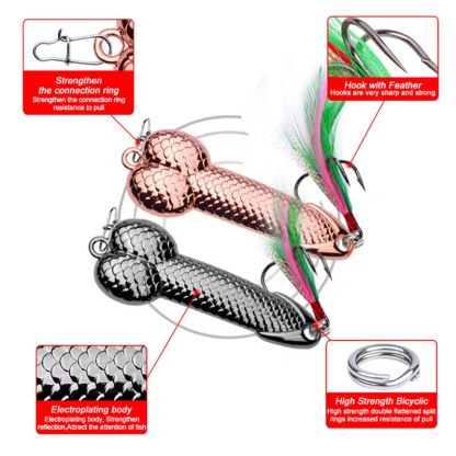 Funny Metal Vibration Lure Set