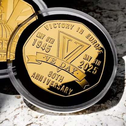Limited Edition Release - VICTORY In EUROPE 80th Anniversary Commemorative Coin