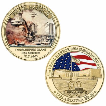 80th Anniversary Attack on Pearl Harbor Commemorative Coin