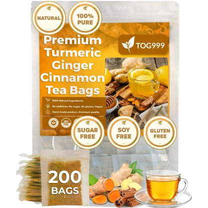 100% Natural Turmeric Ginger Cinnamon Tea
