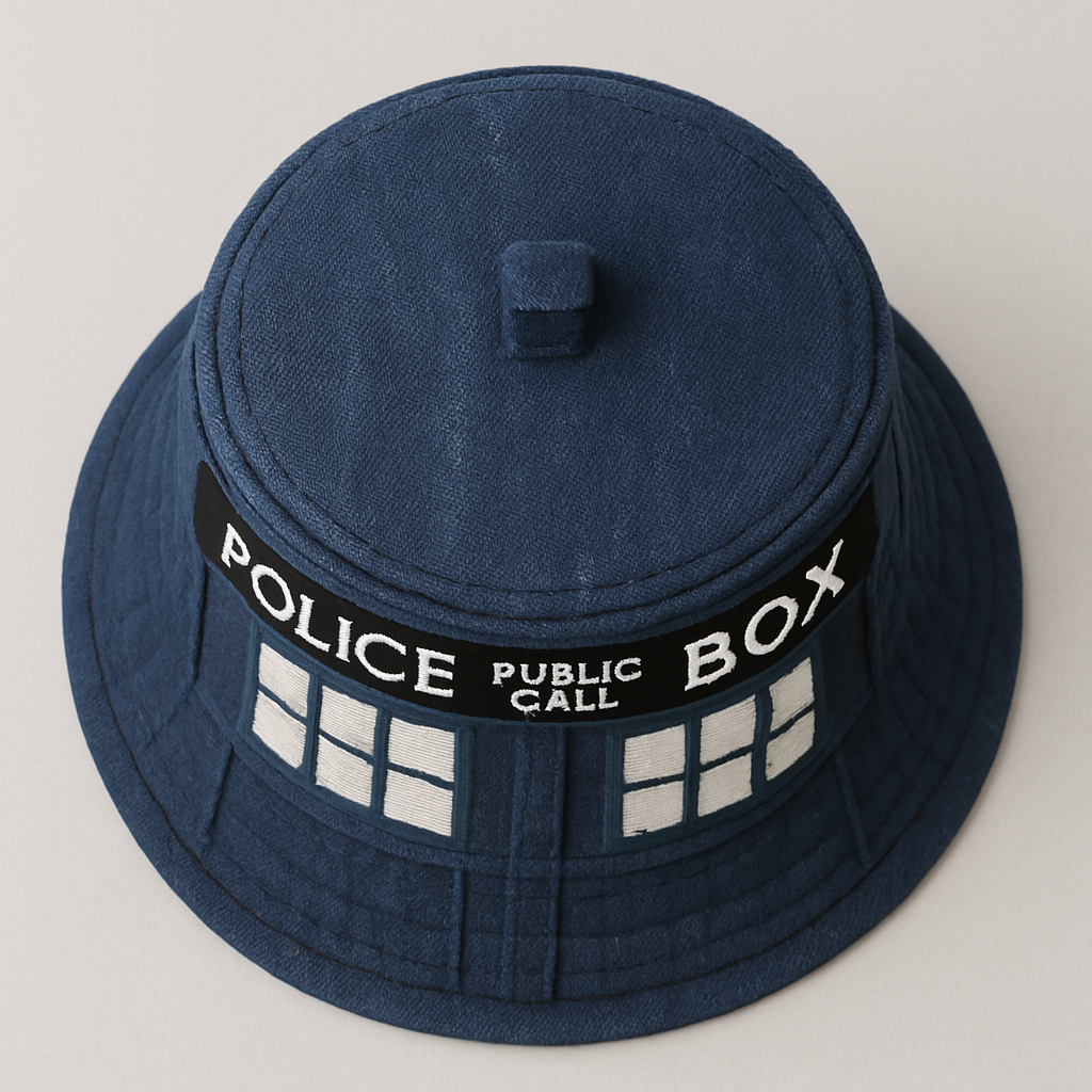 🔥Limited Edition🎁Dr. Who TARDIS Fisherman's Hat