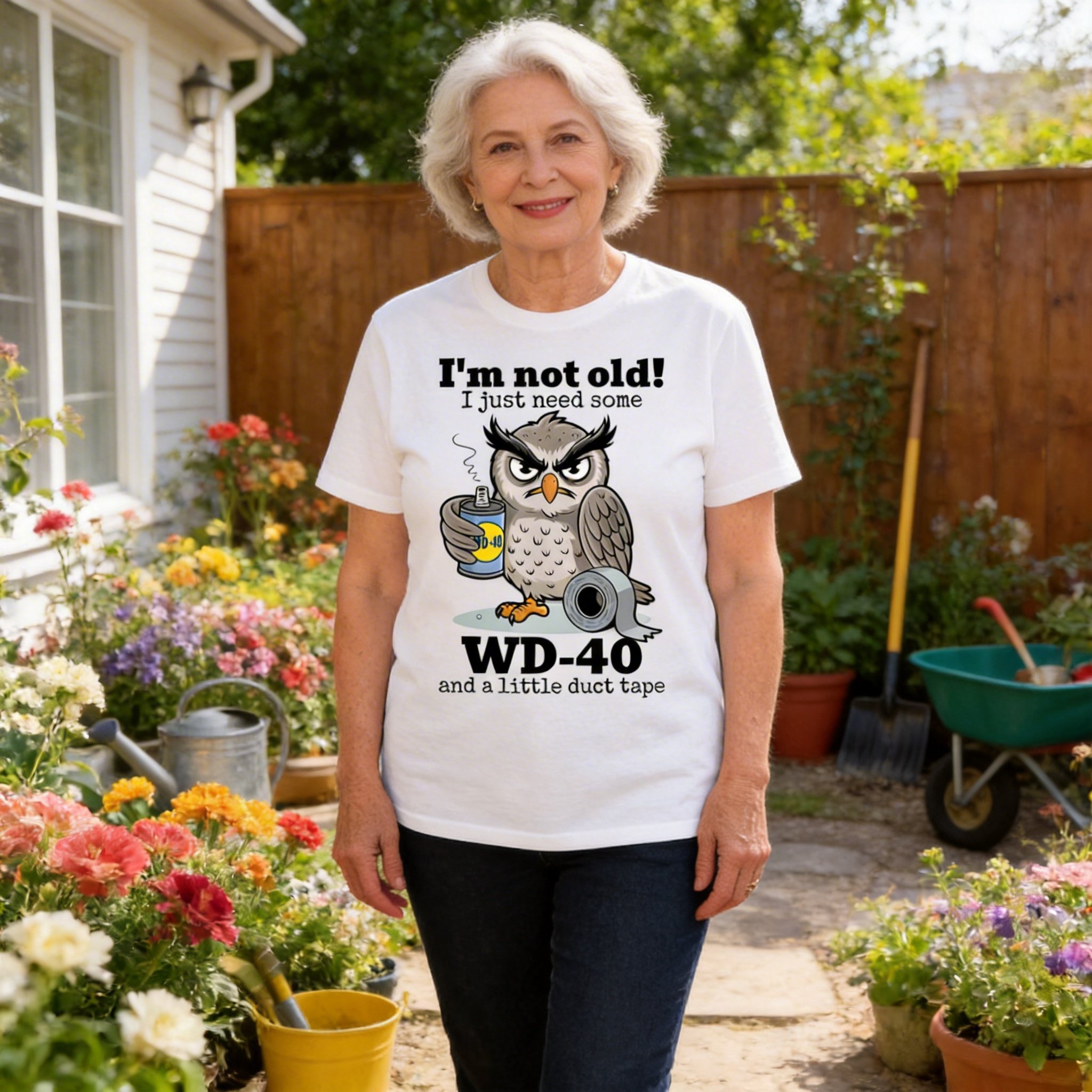 🦉 Owl I'm Not Old Graphic T-Shirt