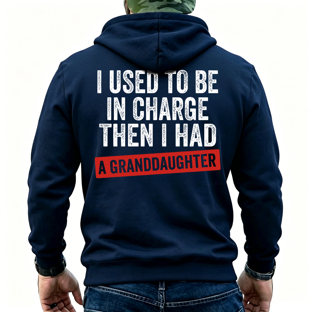"I Used to Be in Charge Then I Had a Granddaughter" Funny Grandpa T-Shirt