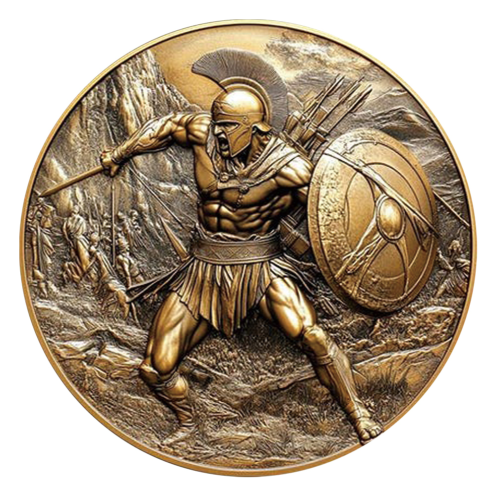 Spartan Battle - Cry Honor Coin