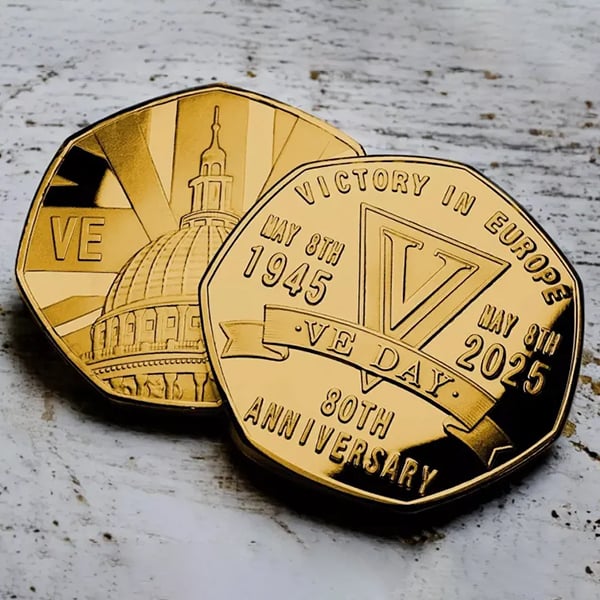 Limited Edition Release - VICTORY In EUROPE 80th Anniversary Commemorative Coin