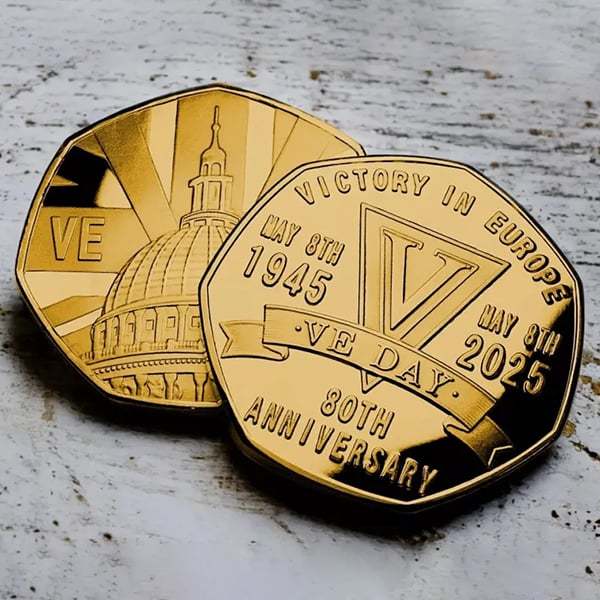 Limited Edition Release - VICTORY In EUROPE 80th Anniversary Commemorative Coin