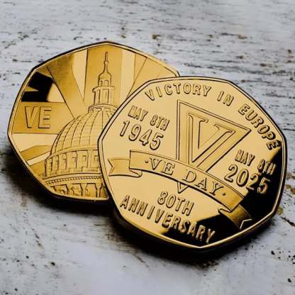 Limited Edition Release - VICTORY In EUROPE 80th Anniversary Commemorative Coin
