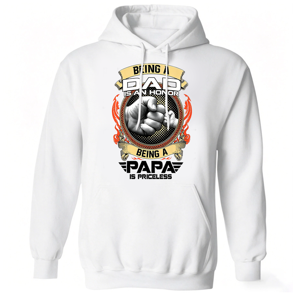 Being a Dad is an Honor Shirt, Being a Papa is Priceless T-Shirt, Father's Day Gift Shirt, Gift for Daddy