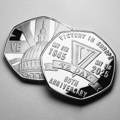 Limited Edition Release - VICTORY In EUROPE 80th Anniversary Commemorative Coin