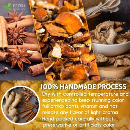 100% Natural Turmeric Ginger Cinnamon Tea