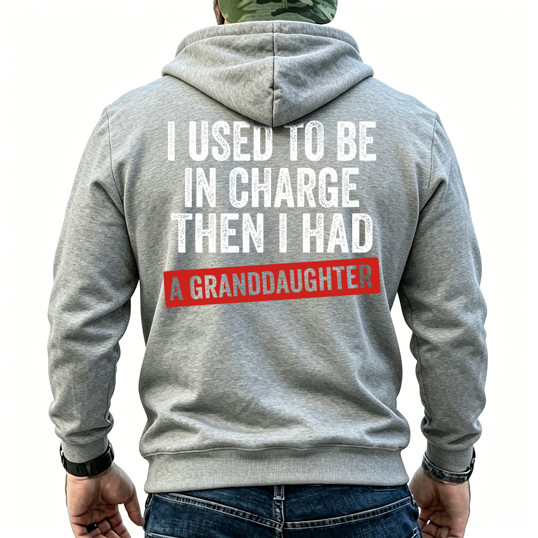 "I Used to Be in Charge Then I Had a Granddaughter" Funny Grandpa T-Shirt
