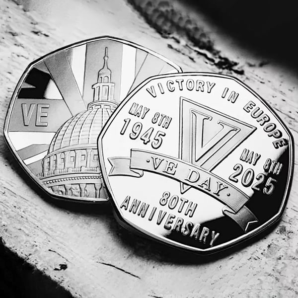Limited Edition Release - VICTORY In EUROPE 80th Anniversary Commemorative Coin