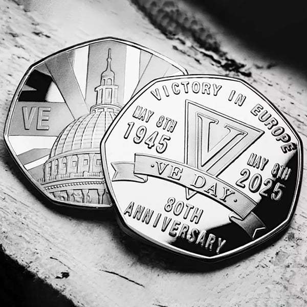 Limited Edition Release - VICTORY In EUROPE 80th Anniversary Commemorative Coin
