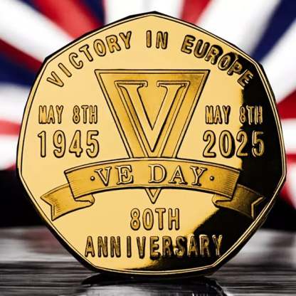 Limited Edition Release - VICTORY In EUROPE 80th Anniversary Commemorative Coin