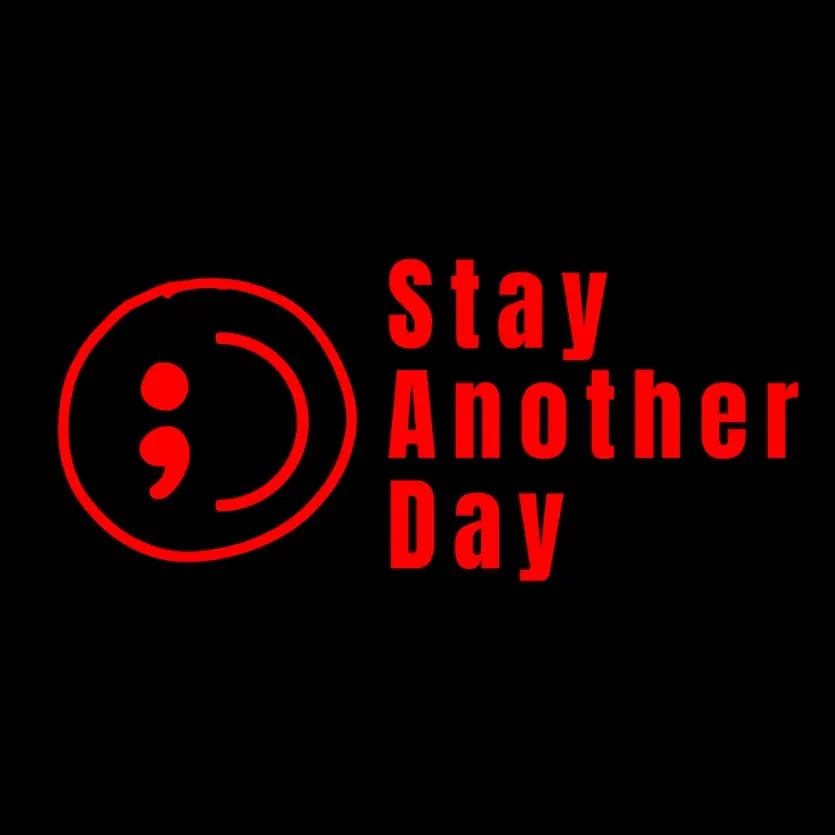🔥Buy 1 Get 1 Free⏰ SAD Stay Another Day Mental Health Awareness Car Decal Permanent Sticker for Vehicle Windows 🎁Waterproof & No Residue