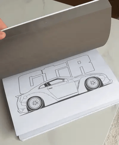 🖼️Beginner-Friendly-🎁100 Modified Cars Coloring Book(❤️HARDCOVER)