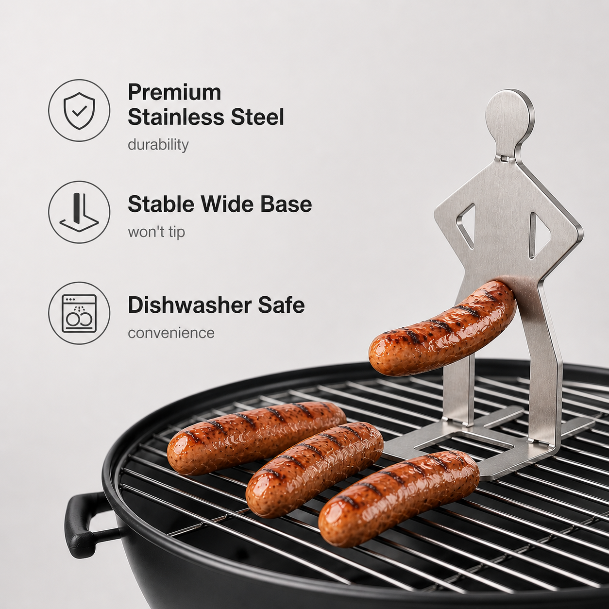 🔥Hot Sale 50% off - 🍖 Funny Sausage Holder - Grill Perfection, Every Time!🍻