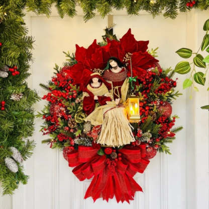 Last Day 50% OFF🔥Holy Family Wreath Decorations✝Buy 2 Free Shipping