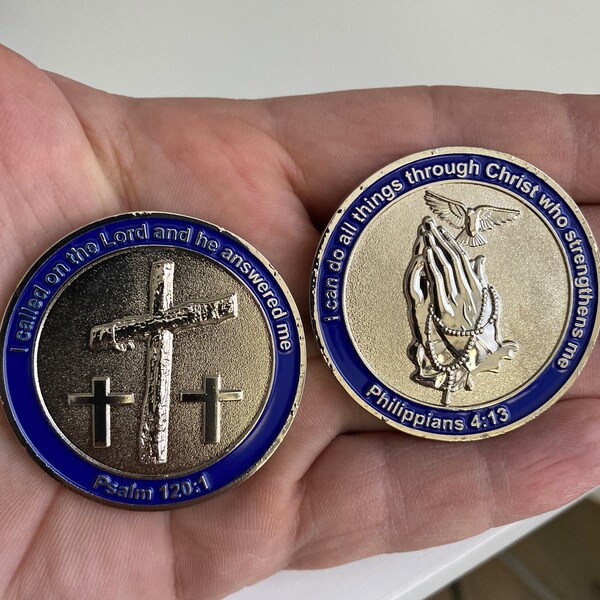 Praying Hands Challenge Coin
