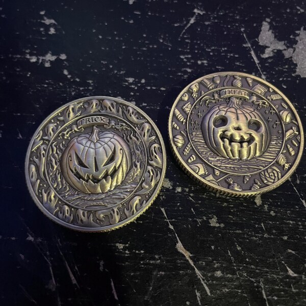 🎃Halloween Gift 50% Off--Trick or Treat Decision Coin