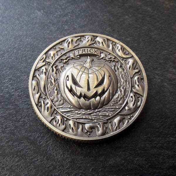 🎃Halloween Gift 50% Off--Trick or Treat Decision Coin