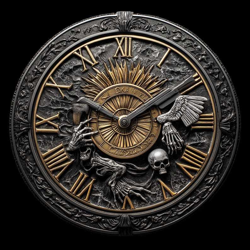 Chronos' Embrace: The Mortality - Marked Coin