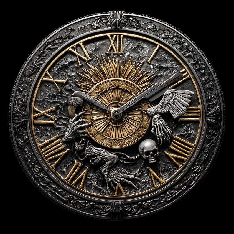 Chronos' Embrace: The Mortality - Marked Coin