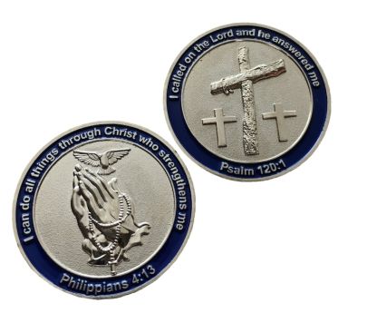 Praying Hands Challenge Coin