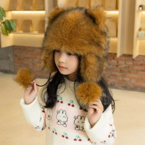 LAST DAY 49% OFF - Handmade Imitation Raccoon Fur Hat - - BUY 2 FREE SHIPPING