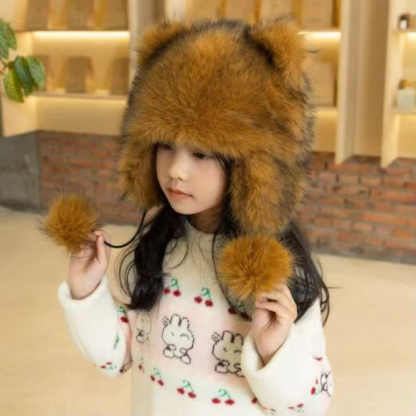 LAST DAY 49% OFF - Handmade Imitation Raccoon Fur Hat - - BUY 2 FREE SHIPPING