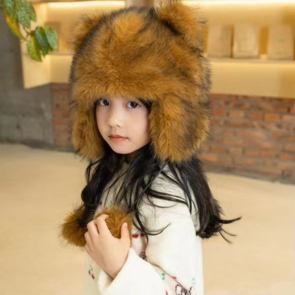 LAST DAY 49% OFF - Handmade Imitation Raccoon Fur Hat - - BUY 2 FREE SHIPPING