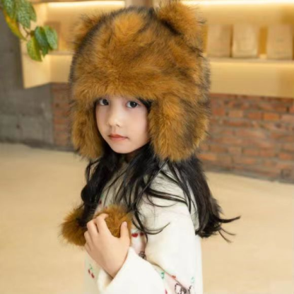 LAST DAY 49% OFF - Handmade Imitation Raccoon Fur Hat - - BUY 2 FREE SHIPPING