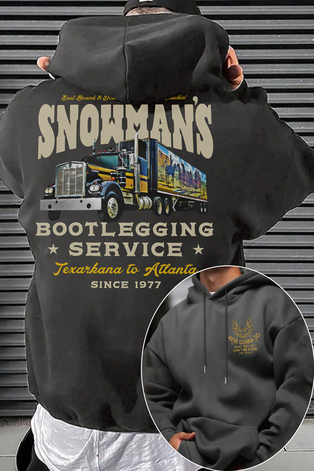 Smokey and the Bandit Movie Hoodie For Men
