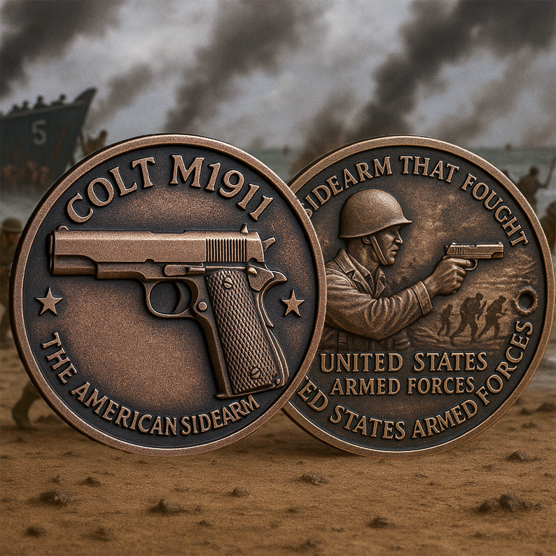 Colt M1911 Commemorative Challenge Coin