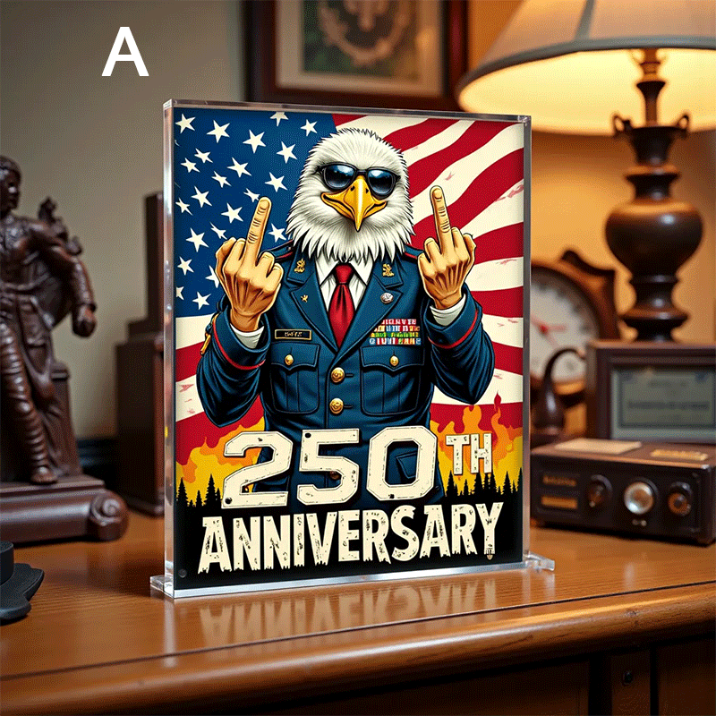 🦅🇺🇸 Salute to Sass: 250th Anniversary Military Eagle Sign