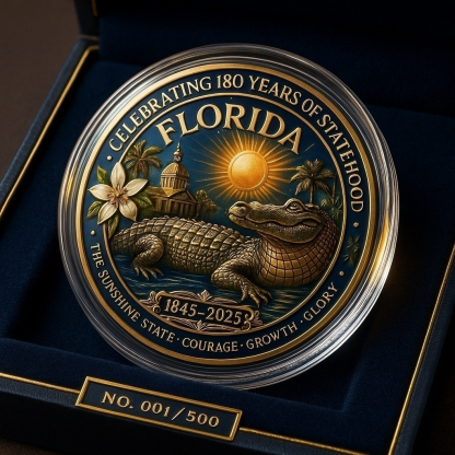 Florida 180th Anniversary Commemorative Coin