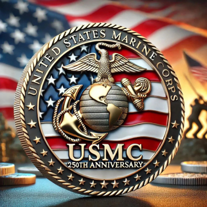 USMC 250th Anniversary Commemorative Coin