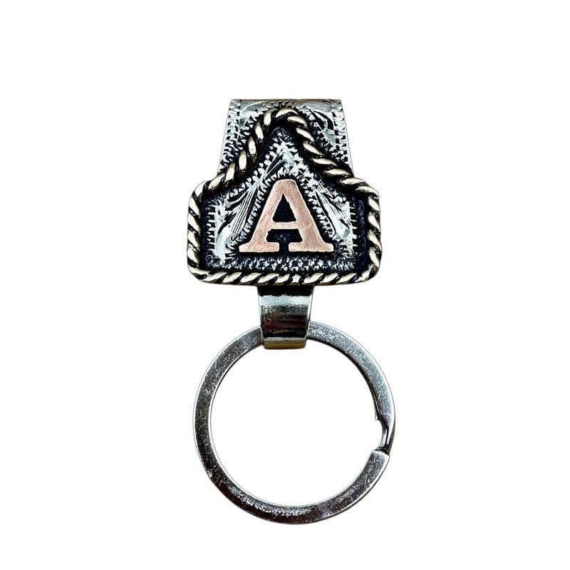 🔥2026 HOT SALE 49% OFF💥Handmade Cow Tag Belt  Key Holder with Custom Initial.