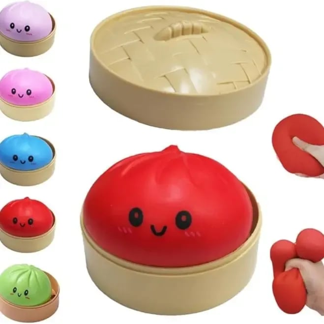 💕Hot sale 50% OFF💖🥟✨ Glitter Dumpling Squishy – Cute, Satisfying Stress Relief Toy