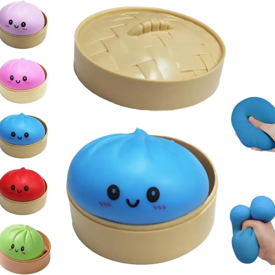 💕Hot sale 50% OFF💖🥟✨ Glitter Dumpling Squishy – Cute, Satisfying Stress Relief Toy